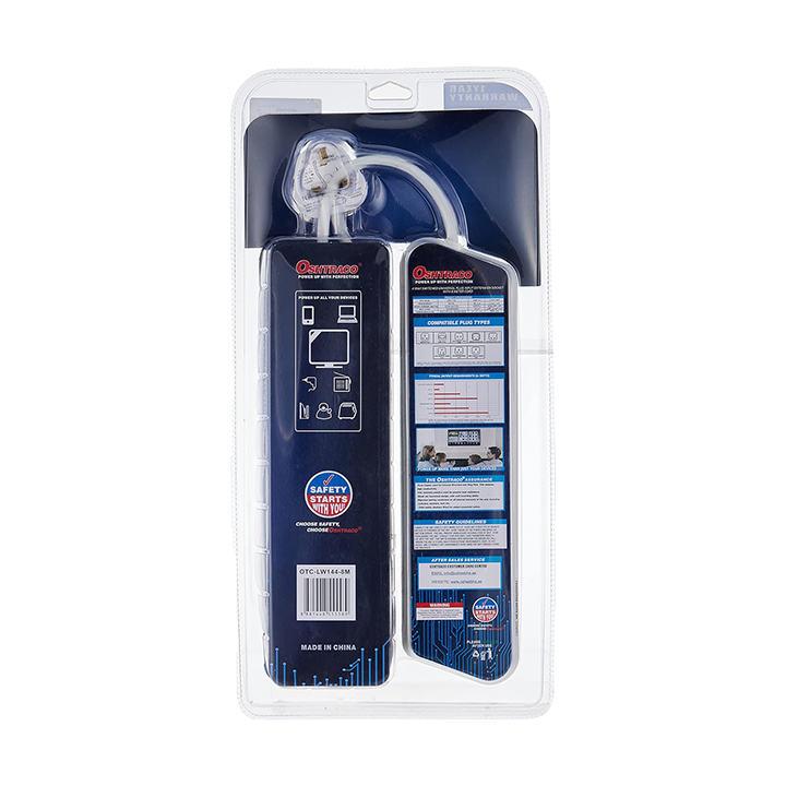 Oshtraco | 4 Way Universal Switch Ext with Cord