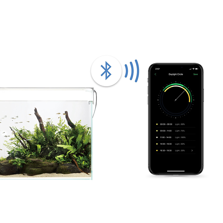 Flat One+ | The Smart Aquarium Lighting (60cm, Standard style)