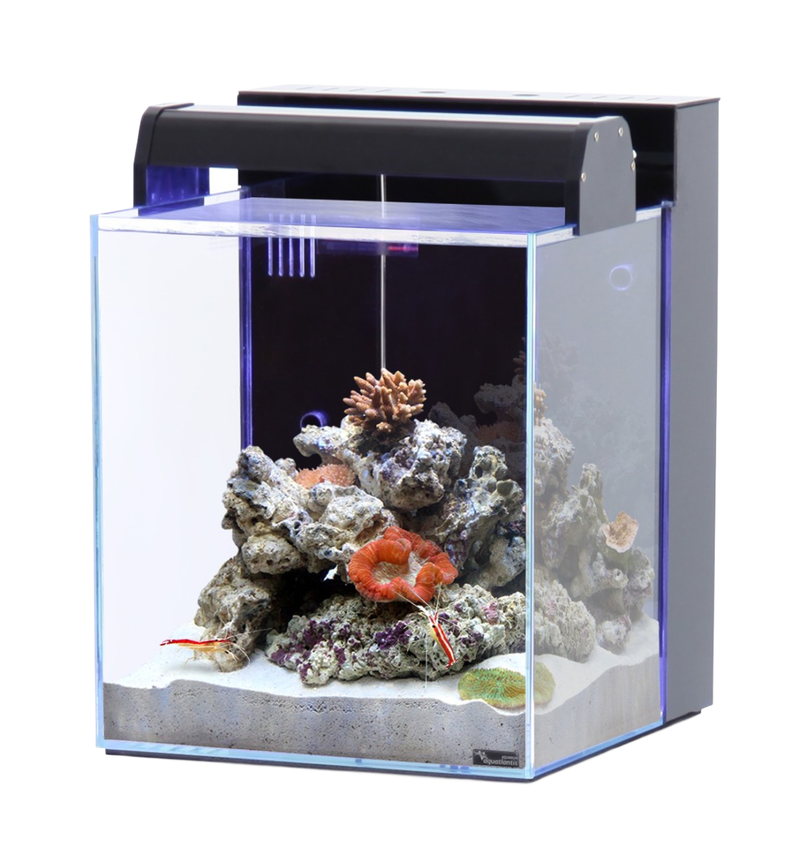 NANO MARIN 40 AQUARIUM OPTIWHITE GLASS BLACK