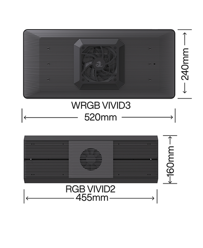 Chihiros WRGB VIVID 3 - Black