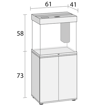 Lido 120 LED - aquarium with cabinet