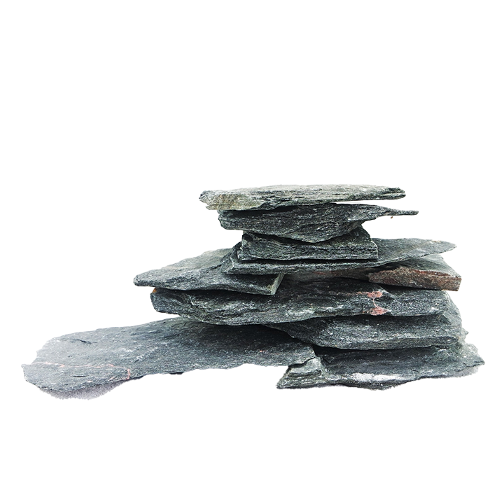 Black slate rock