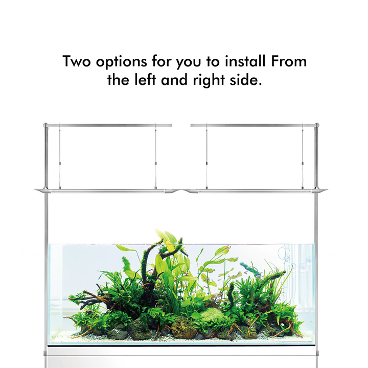 Aquarium light outlet hanging kit