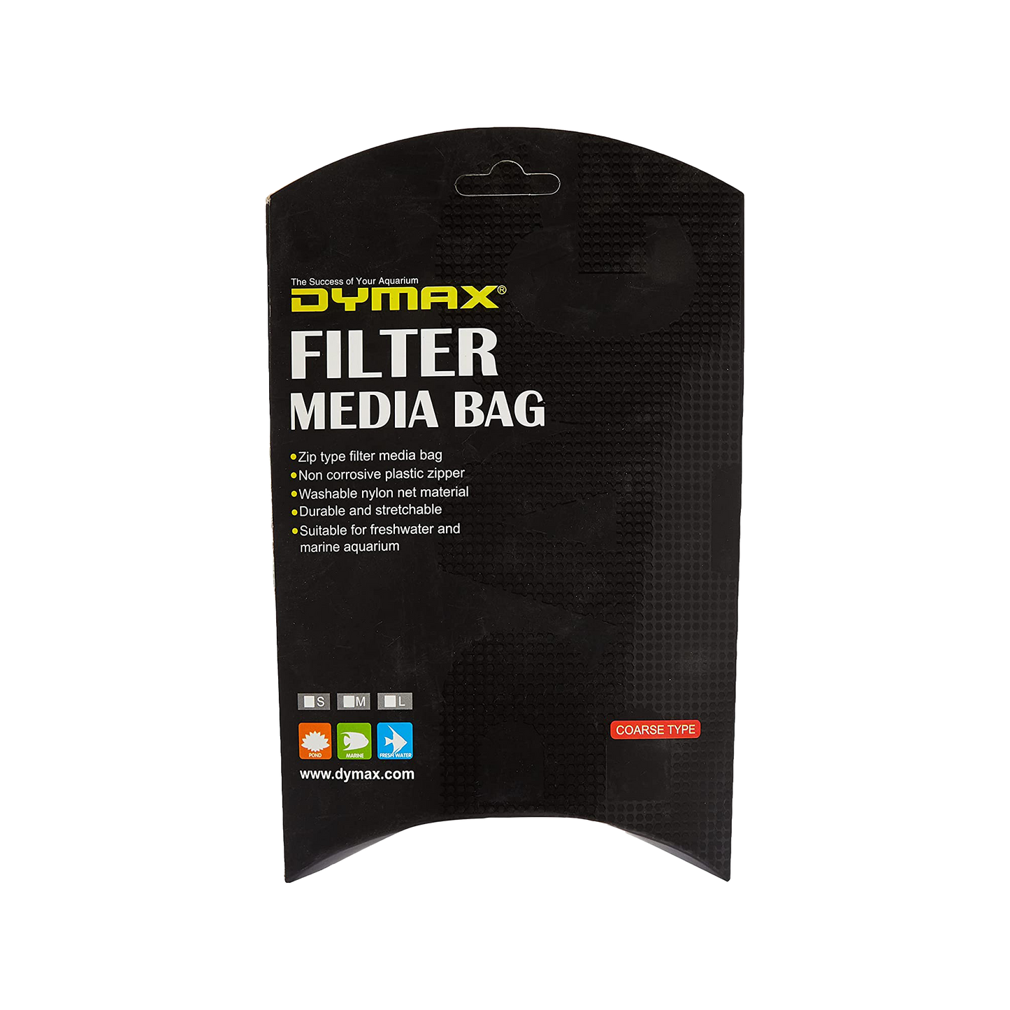 DYMAX FILTER MEDIA BAG