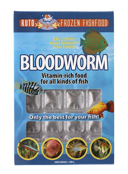 Ruto Frozen Bloodworm Blister - Frozen Food